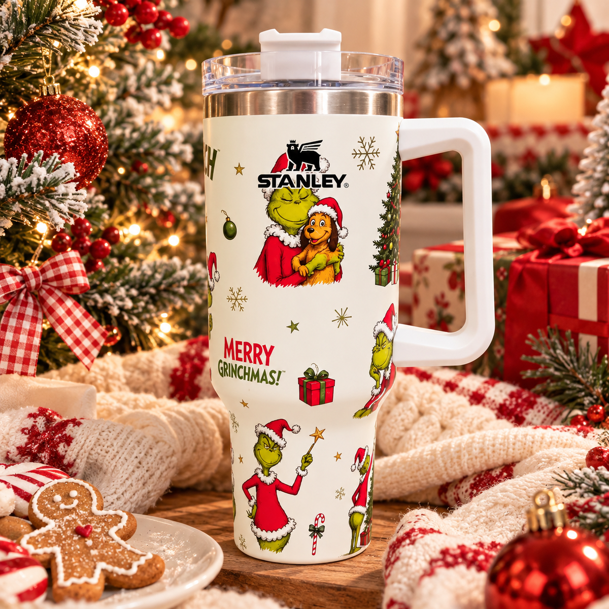 Merry Grinchmas Christmas Tumbler