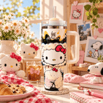 Cozy Kitty Bow Tumbler