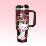 Marie Pink Bow Tumbler
